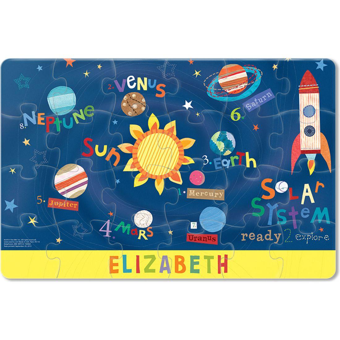 Outerspace Personalized Puzzle | Puzzles Books Multi