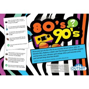 Outset Media 80’S & 90’S Trivia Board Game | Games Games Games