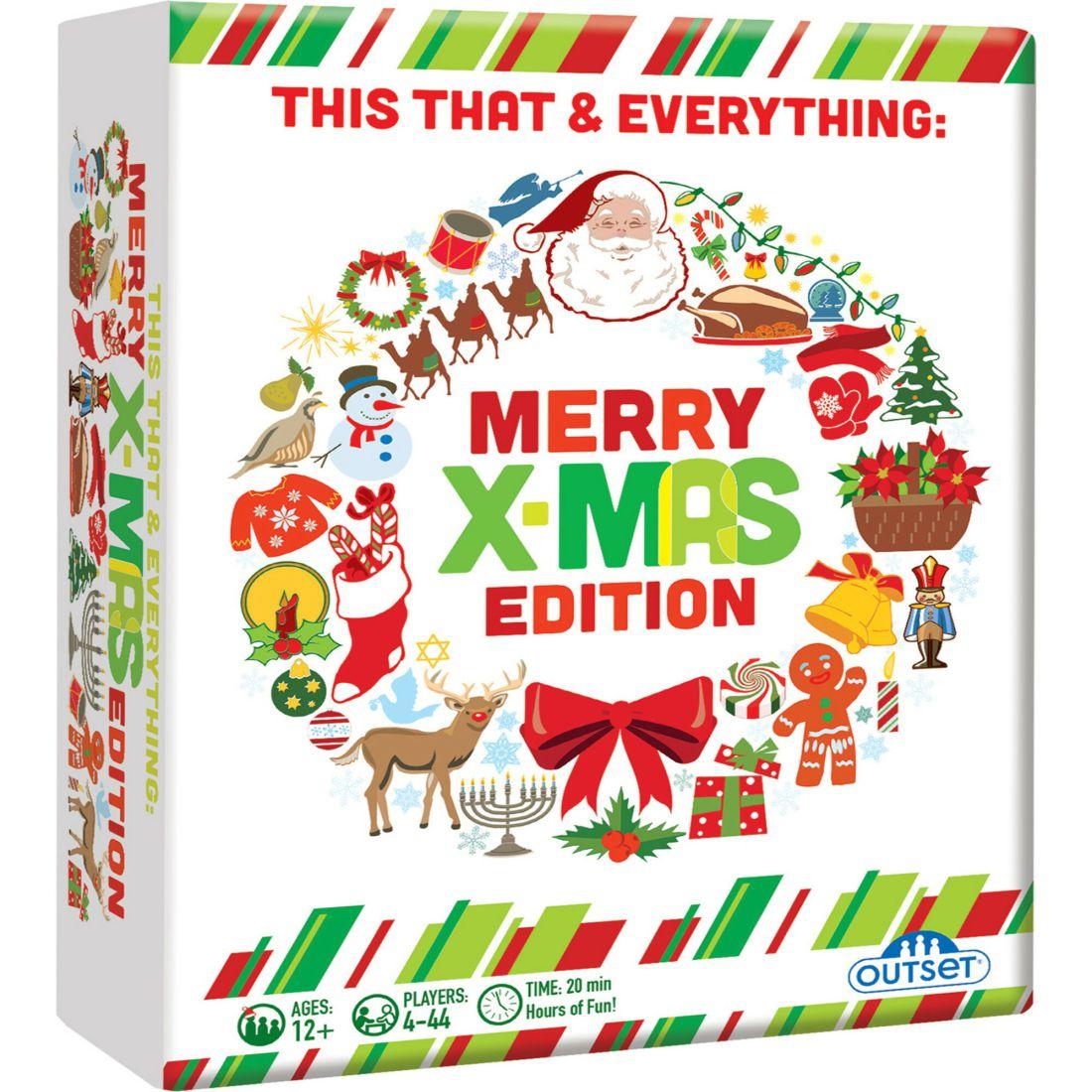 Outset Media This That & Everything: Merry Xmas Edition Party Game | Games Games Games