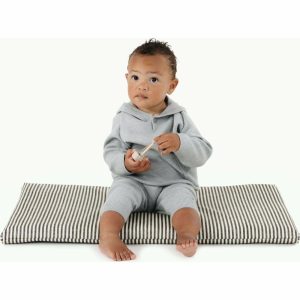 Padded Micro + Mat, Stone Stripe | Activity Gyms & Playmats Activity Gyms & Playmats Activity Gyms & Playmats