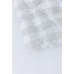 Padded Play Mattress, Grey Gingham | Play Tents & Playhouses Imaginative Learning Grey