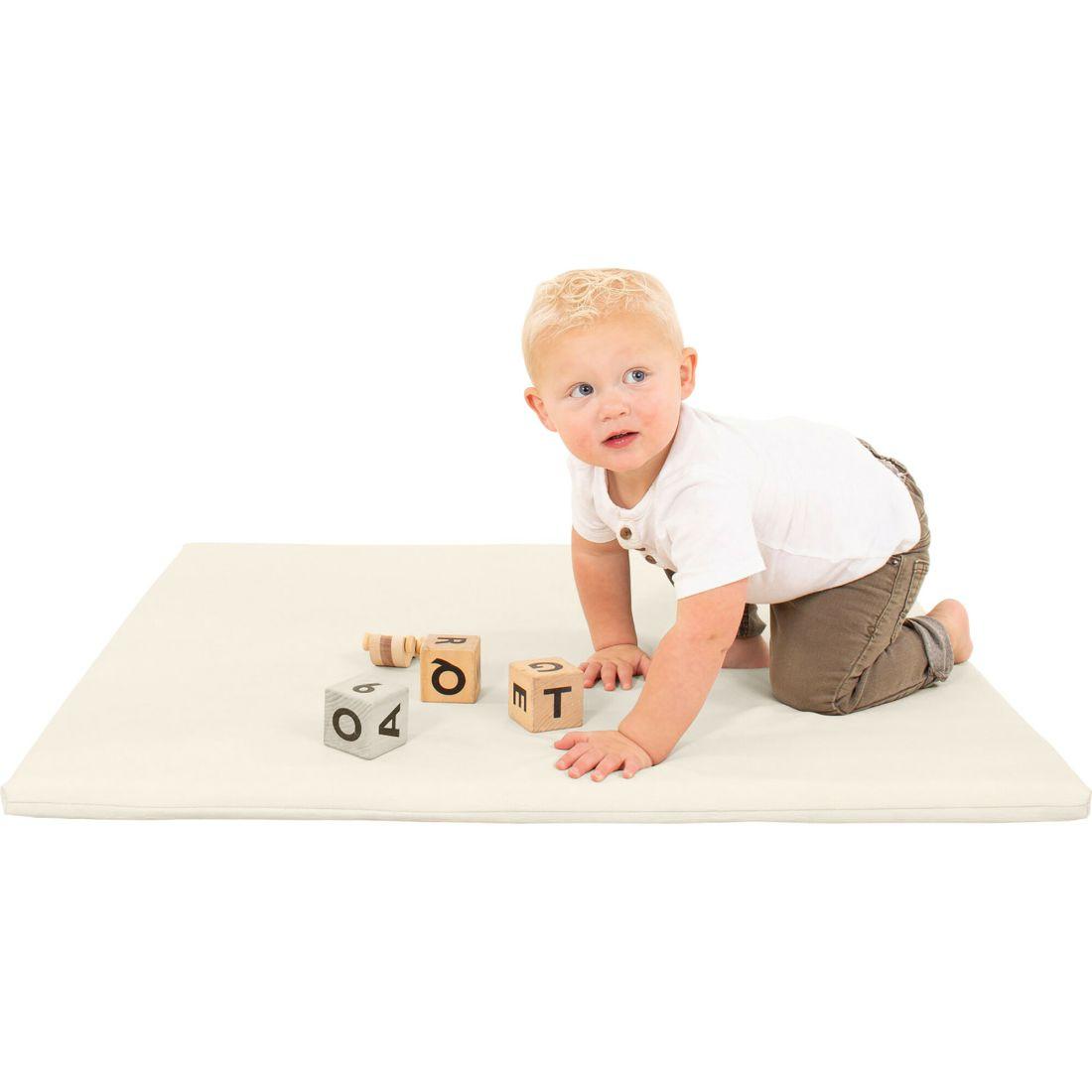 Padded Square Play Mat, Ivory | Activity Gyms & Playmats Activity Gyms & Playmats Activity Gyms & Playmats