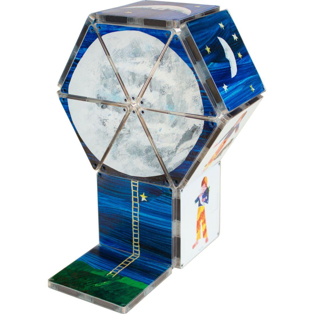 Papa, Please Get The Moon For Me Magna-Tiles Structures | STEM Toys Kids Blue