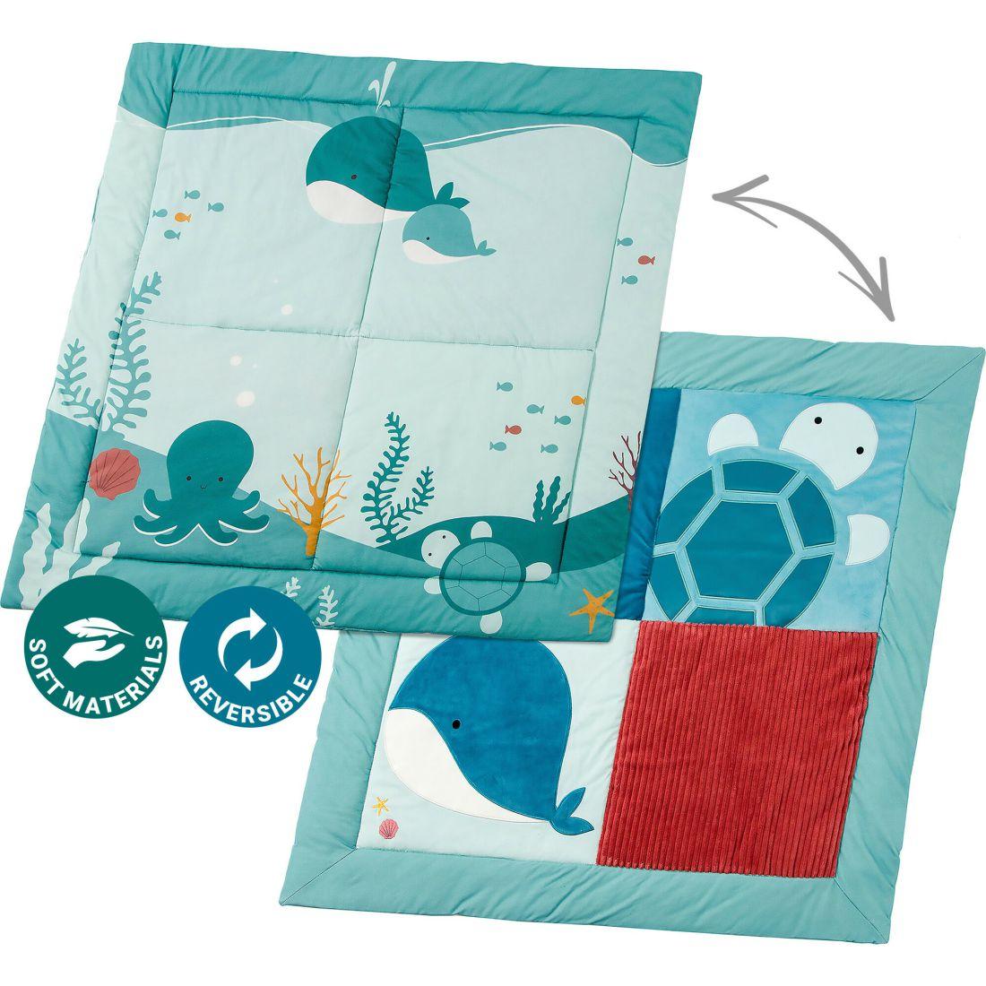 Patchwork Playmat – Ocean | Activity Gyms & Playmats Activity Gyms & Playmats Activity Gyms & Playmats