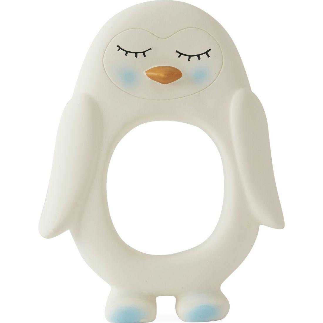 Penguin Baby Teether, White | Teethers & Rattles Baby & Toddler Teethers & Rattles