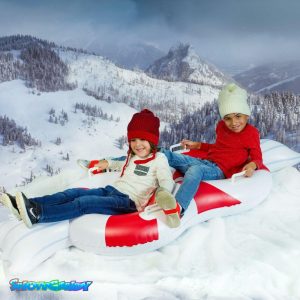 Peppermint Snow Tube, 2 Person | Yard & Lawn Games Outdoor Multi