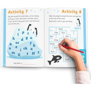 Phase 2 Letter Sounds Educational Learning Workbook | Books Books Books