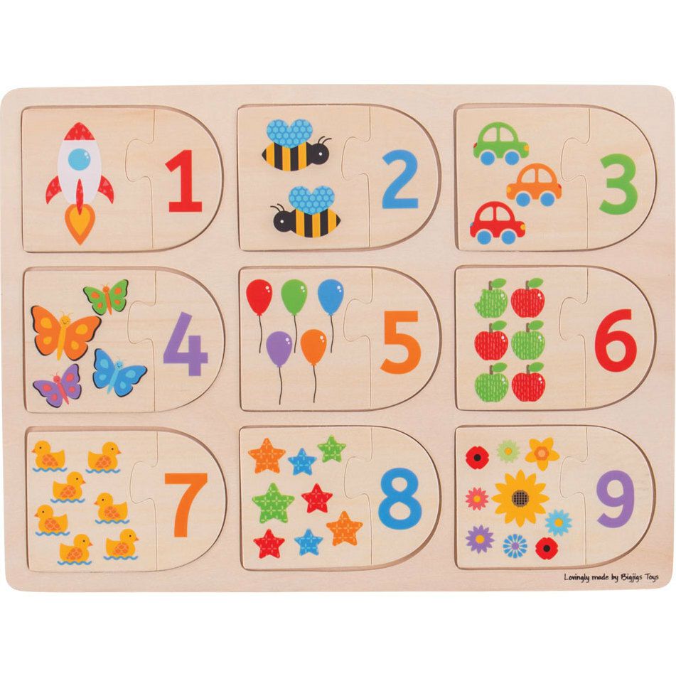 Picture And Number Matching Puzzle | Puzzles Imaginative Learning Multi