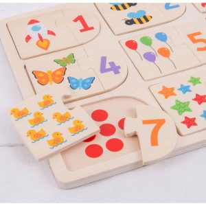 Picture And Number Matching Puzzle | Puzzles Imaginative Learning Multi