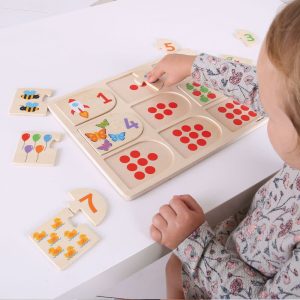 Picture And Number Matching Puzzle | Puzzles Imaginative Learning Multi