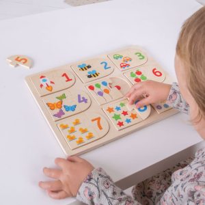 Picture And Number Matching Puzzle | Puzzles Imaginative Learning Multi