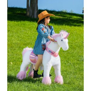 Pink Unicorn, Large | Ride-Ons Outdoor Pink