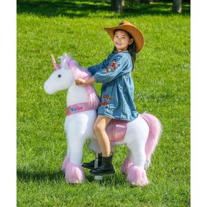 Pink Unicorn, Large | Ride-Ons Outdoor Pink