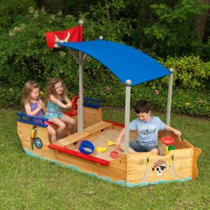 Pirate Sandbox | Yard & Lawn Games Outdoor Tan