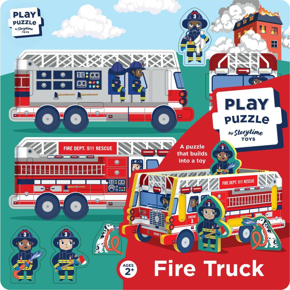 Play Puzzle, Fire Truck | Puzzles Imaginative Learning Multi