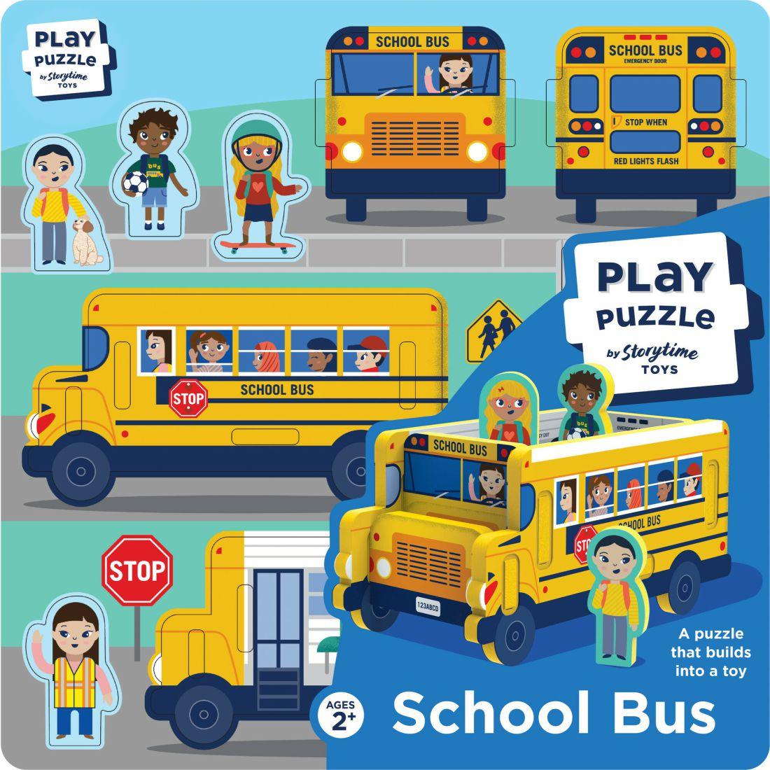 Play Puzzle, School Bus | Puzzles Imaginative Learning Multi