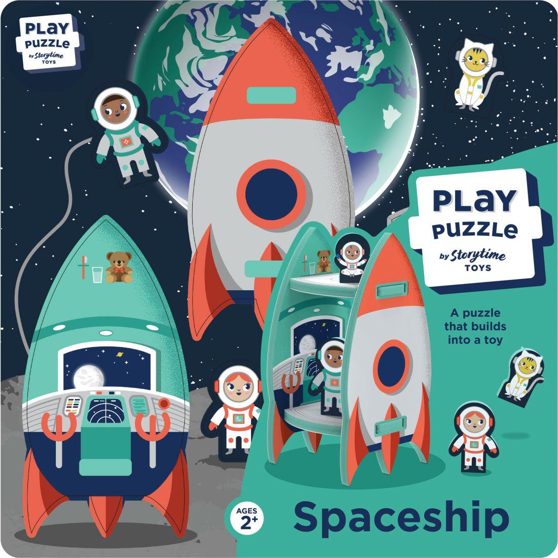 Play Puzzle, Spaceship | Puzzles Imaginative Learning Multi