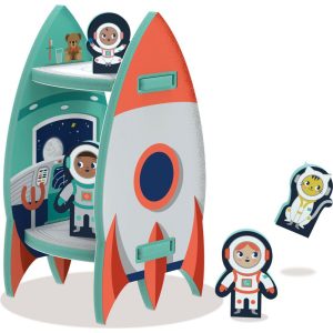 Play Puzzle, Spaceship | Puzzles Imaginative Learning Multi