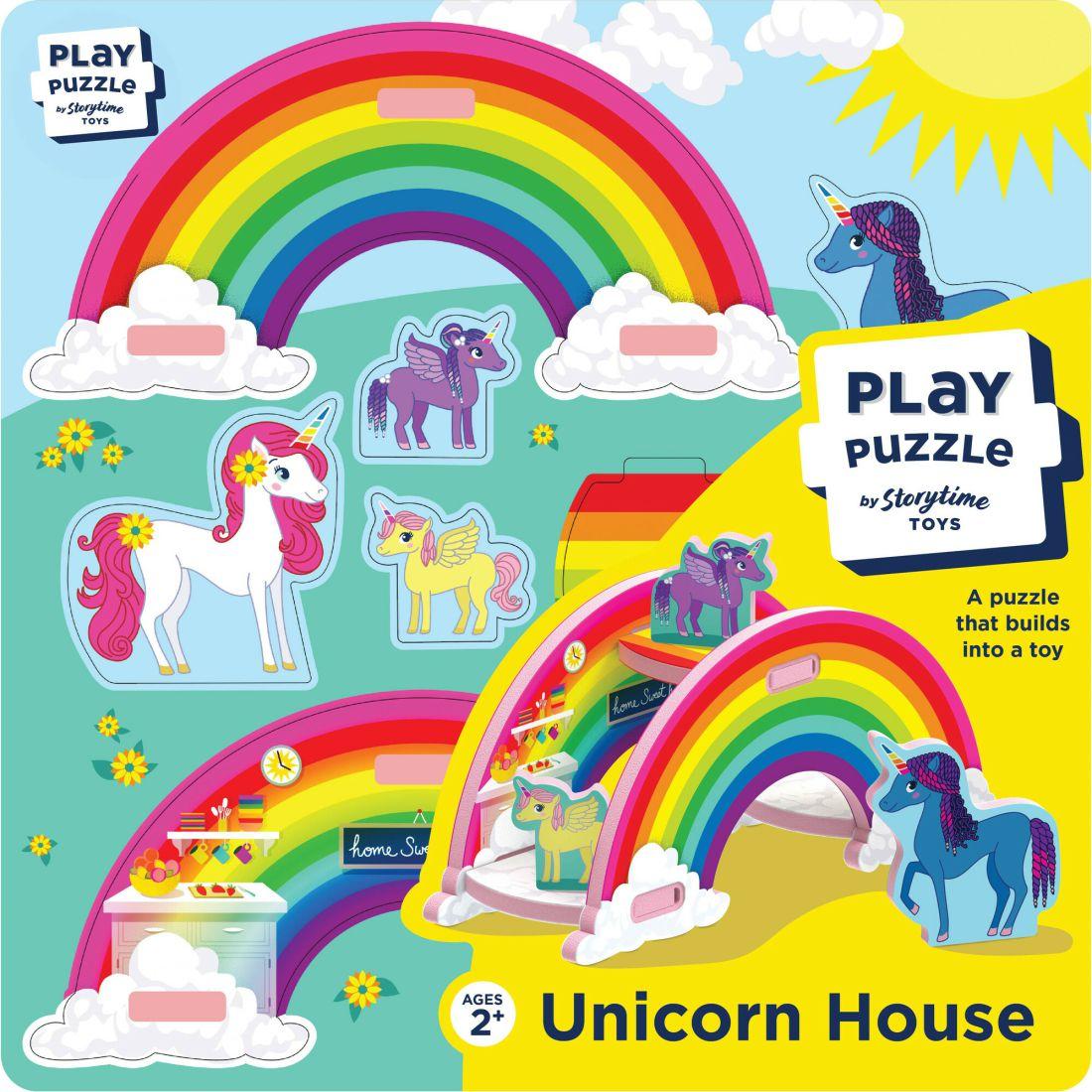 Play Puzzle, Unicorn House | Puzzles Imaginative Learning Multi