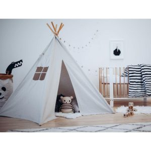 Play Tent, Grey | Play Tents & Playhouses Imaginative Learning Grey