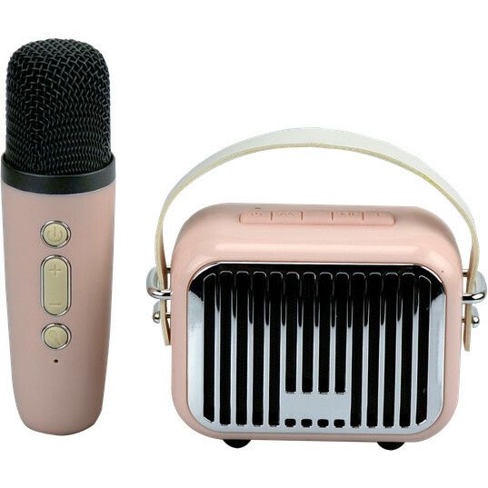 Pocket Karaoke-Microphone & Speaker Combo-Pink | Play Room Kids Pink