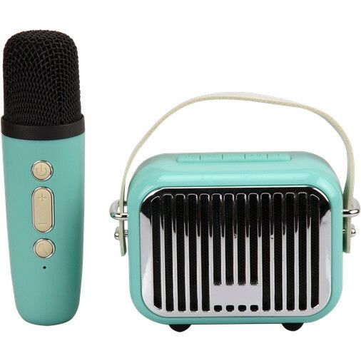 Pocket Karaoke-Microphone & Speaker Combo-Teal | Play Room Kids Play Room