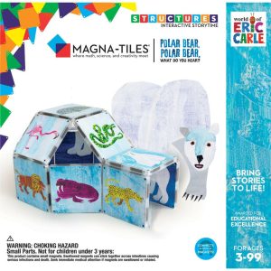 Polar Bear, Polar Bear, What Do You Hear? Magna-Tiles Structures | STEM Toys Kids Multi