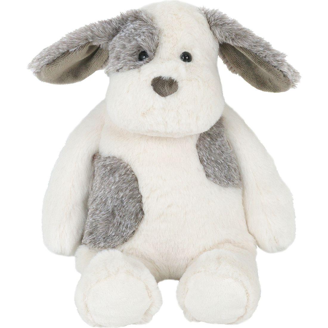 Polka Dot Floppy Dog, Grey | Plush Baby & Toddler Grey