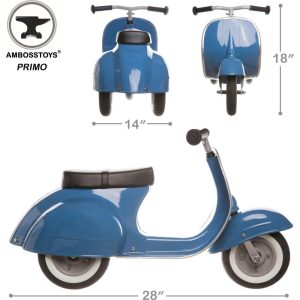 Primo Ride On Toy Classic, Blue | Scooters Outdoor Blue