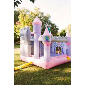 Princess Enchanted Castle With Slide Bounce House | Outdoor Playsets & Playgrounds Outdoor Multi