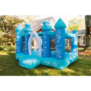 Princess Party Palace Bounce House | Outdoor Playsets & Playgrounds Outdoor Blue