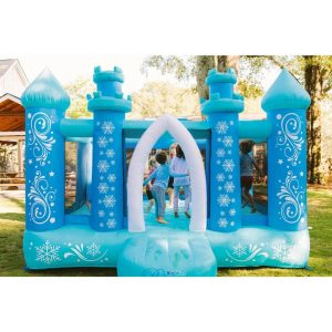 Princess Party Palace Bounce House | Outdoor Playsets & Playgrounds Outdoor Blue