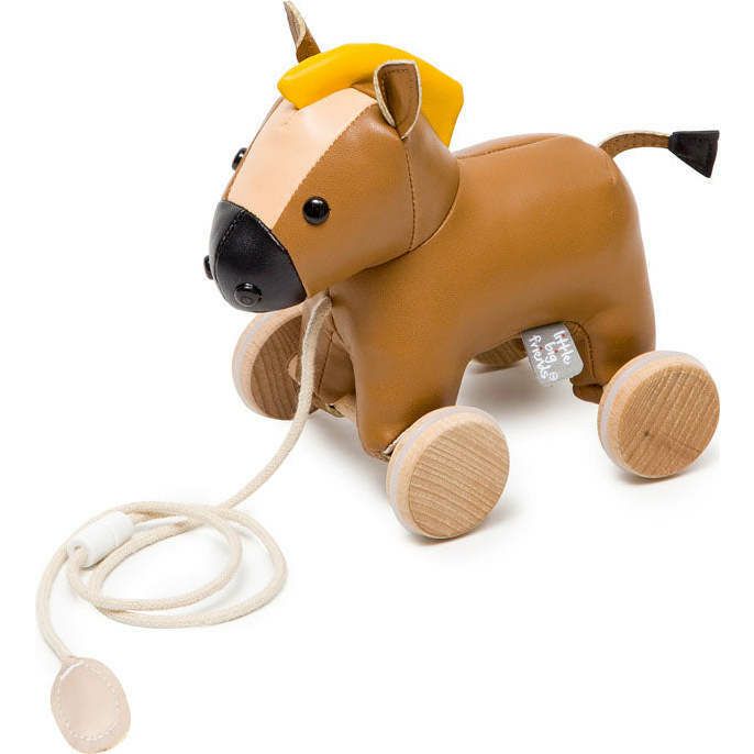 Pull Along Friends – Charles The Horse | Push & Pull Baby & Toddler Brown