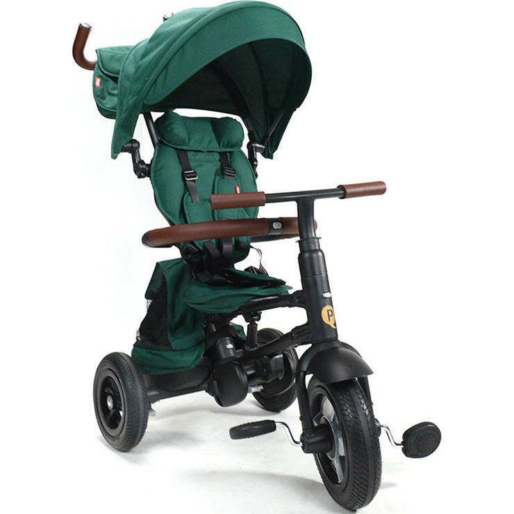 Q Play Rito Plus Folding Stroller -Trike Premium Collection Alpine Green | Bikes & Tricycles Bikes & Tricycles Bikes & Tricycles