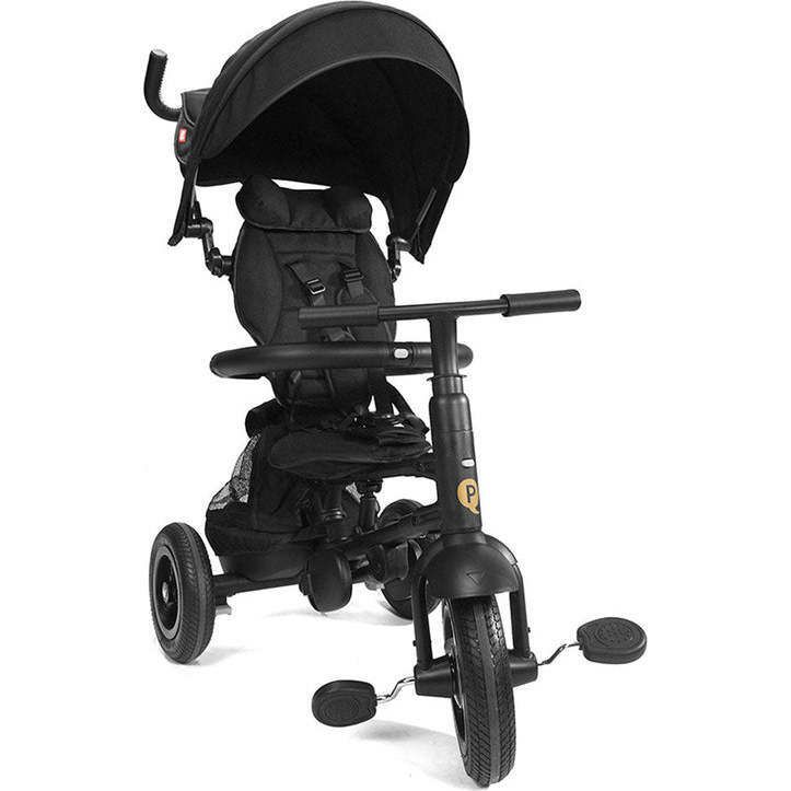 Q Play Rito Plus Folding Stroller -Trike Premium Collection Midnight Black | Bikes & Tricycles Bikes & Tricycles Bikes & Tricycles