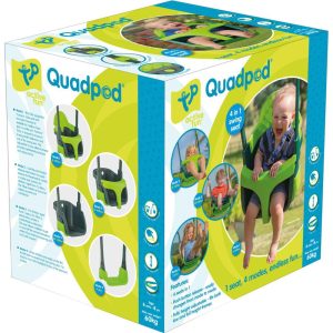 Quadpod 4-In-1 Swing, Green | Yard & Lawn Games Outdoor Green