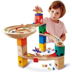 Quadrilla Wooden Marble Run Diy Construction, 58 Pieces | Games Games Games