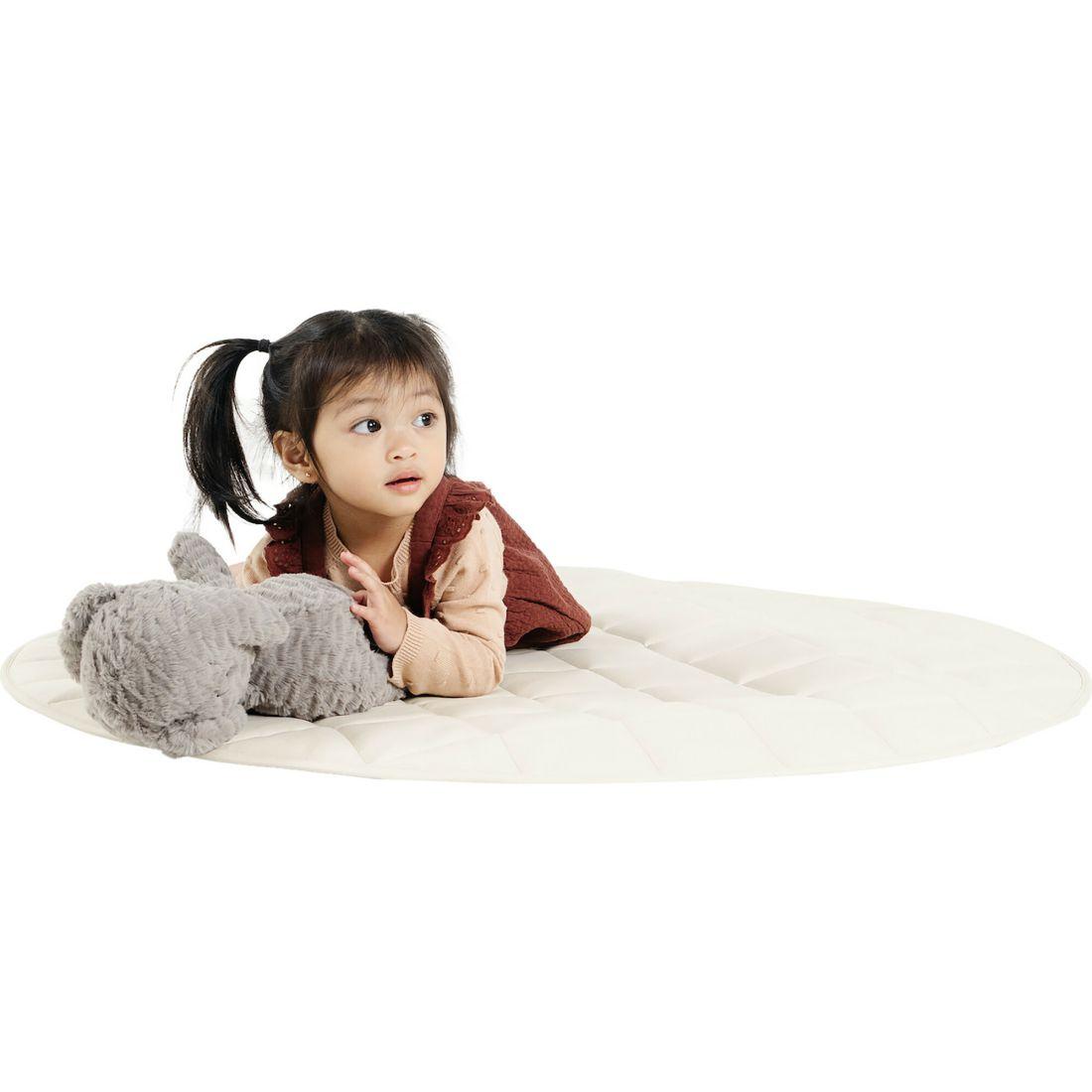 Quilted Circle Mat, Ivory | Activity Gyms & Playmats Activity Gyms & Playmats Activity Gyms & Playmats