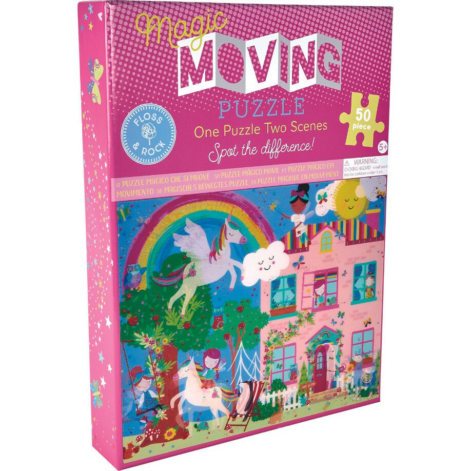 Rainbow Fairy 50Pc Magic Moving Puzzle | Puzzles Imaginative Learning Multi