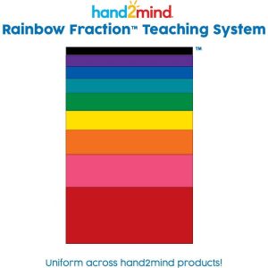 Rainbow Fraction Measuring Cups (Set Of 9) | Educational Toys Educational Toys Educational Toys