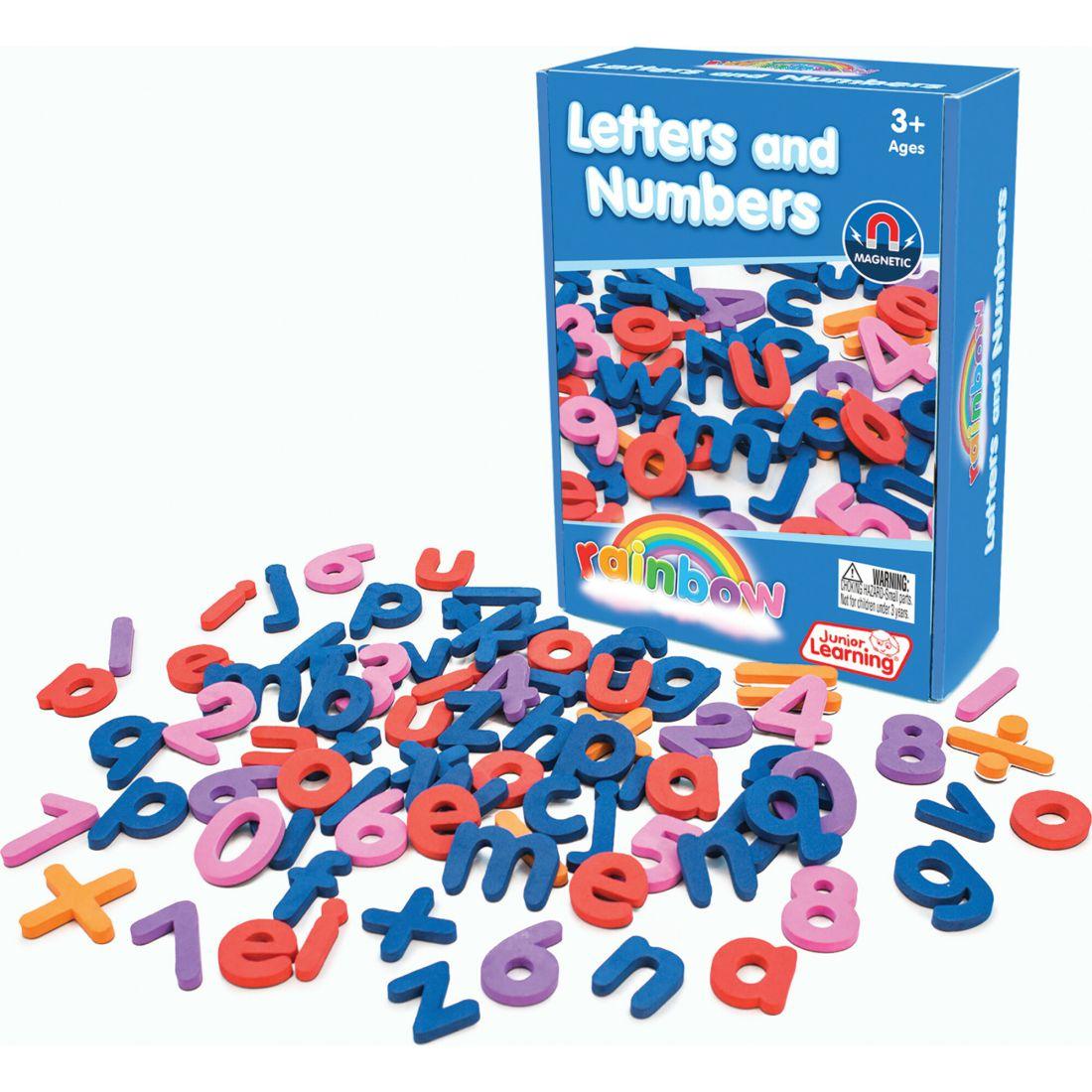 Rainbow Letters And Numbers Magnetic Activities Learning Set | STEM Toys Kids Multi