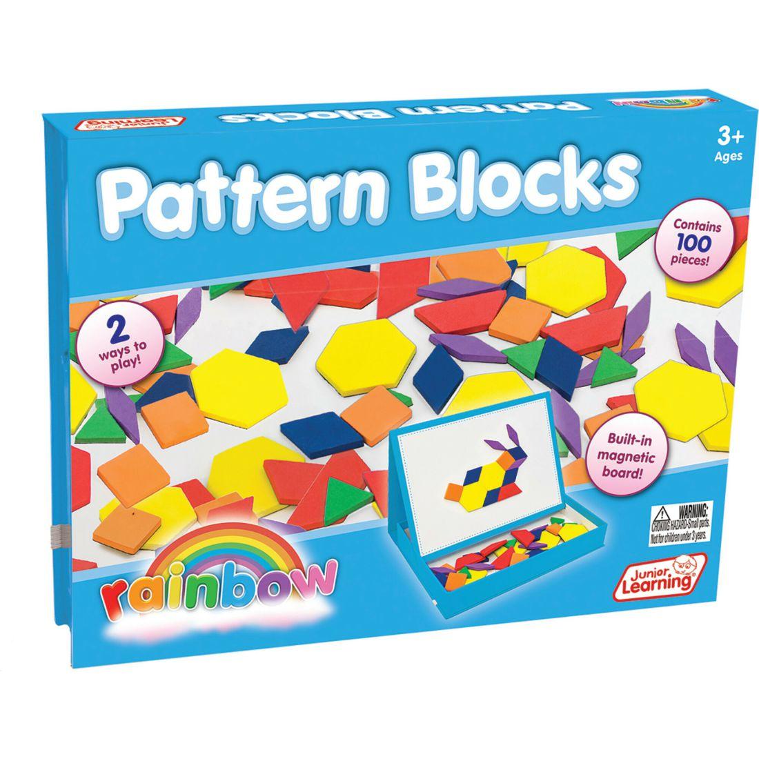 Rainbow Pattern Blocks – Magnetic Activities Learning Set | Books Books Books