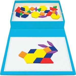 Rainbow Pattern Blocks – Magnetic Activities Learning Set | Books Books Books