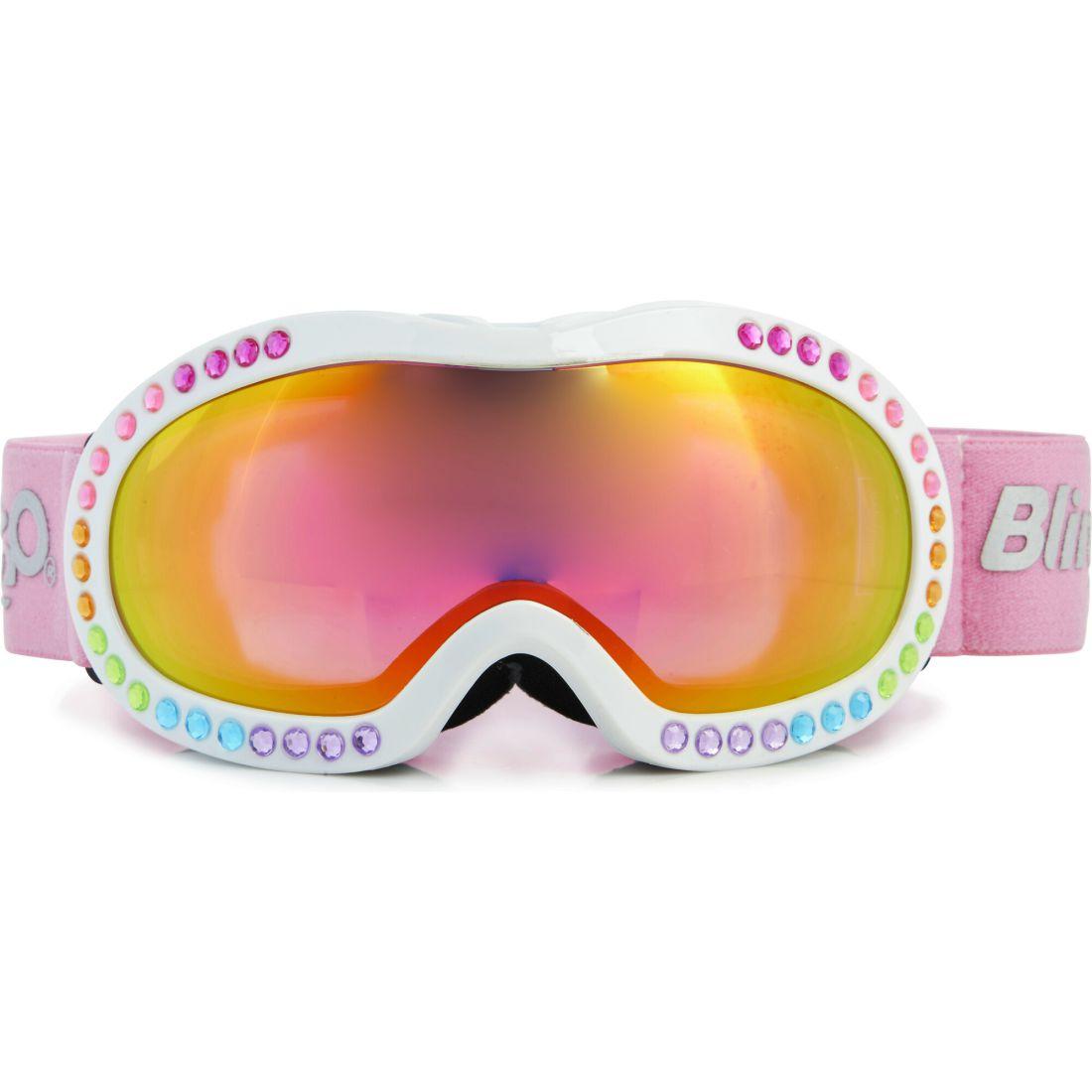 Rainbow Rhinestone Ski Goggle | Sports Outdoor Sports