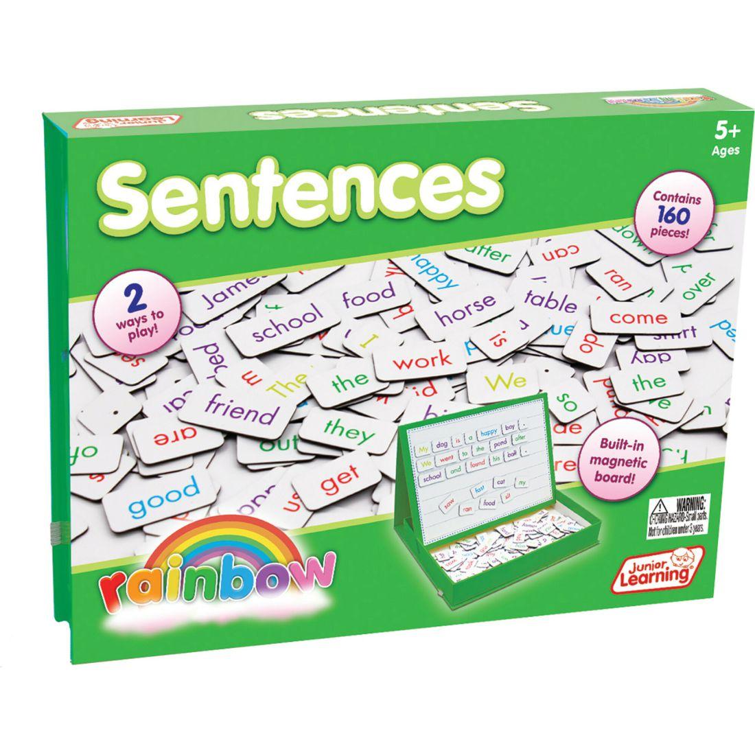 Rainbow Sentences For Ages 5-8 Grade 1 Grade 2 Learning | STEM Toys Kids Multi