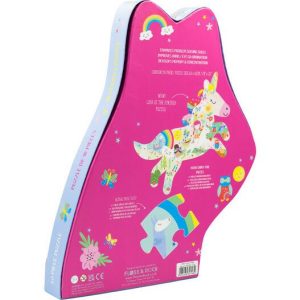 Rainbow Unicorn 40Pc "Unicorn" Shaped Jigsaw | Puzzles Imaginative Learning Multi