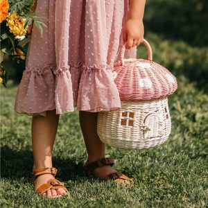 Rattan Mushroom Basket, Musk | Dollhouses & Accessories Dollhouses & Accessories Dollhouses & Accessories