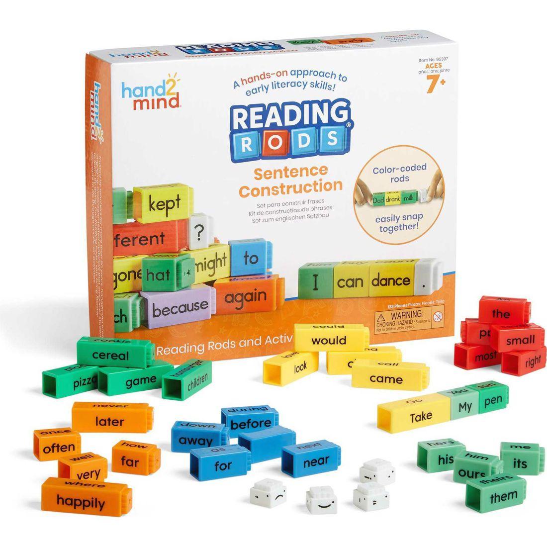 Reading Rods Sentence Construction | Educational Toys Educational Toys Educational Toys