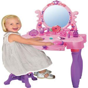 Red Box Pretend Play Light Up Princess Vanity Table | Play Food & Accessories Kids Multi