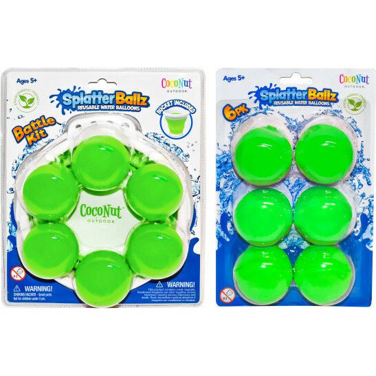 Reusable Water Balloons Ultimate Battle Kit 12Pk – Green | Water Toys Outdoor Multi